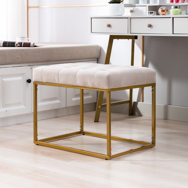 

coolmore living room tufted ottoman