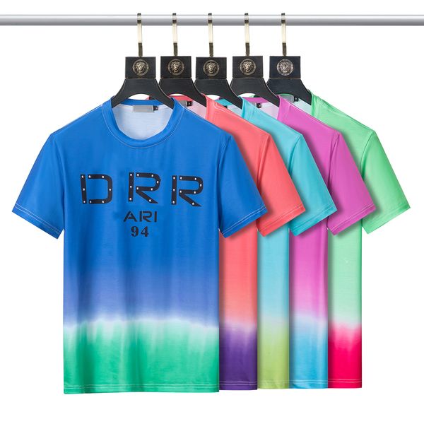

mens designer t shirts fashion pure cotton breathable short sleeve dry fit tshirts luxury clothing clothes for men casual print 5 colors let, White;black