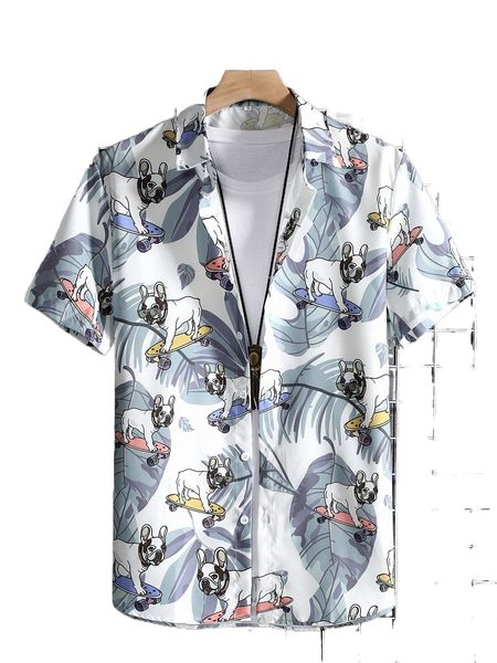 

men animal print shirt without tee y9wn#, White;black