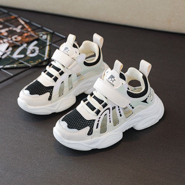 

designer kids athletic shoes children sneakers youth girls boys casual sandals spring summer autumn outdoor breathable meshtrainer7813715, Black;red