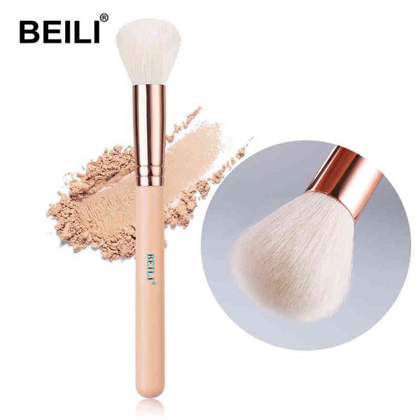 

makeup brush natural hair black/pink powder makeup brush nico tool beauty use 220423