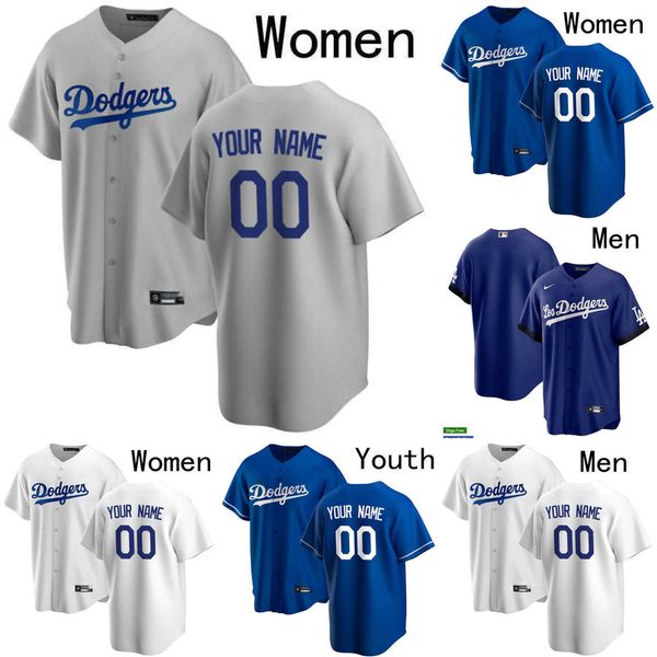 

men women los 50 mookie betts 6 trea turner 5 freddie an 35 cody bellinger 10 justin turner 3 chris taylor angeles dodgers baseball jersey, Blue;black