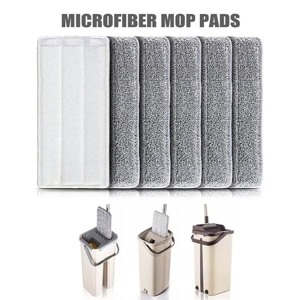 Bodenreinigungstuch Squeeze Rags Mikrofaser Ersetzen Sie den Moppkopf Selbstwringende Pads Waschspray Trocken und Nass für Wohnaccessoires 220727