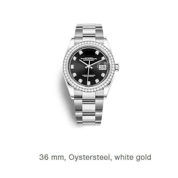 Rolesx uxury watch Date Gmt olex Wristes Fashion Mens Watch per Datejust 36mm Ladi Automatic Mechanical Wrist Luxury Diamond Aaa Good Qualit