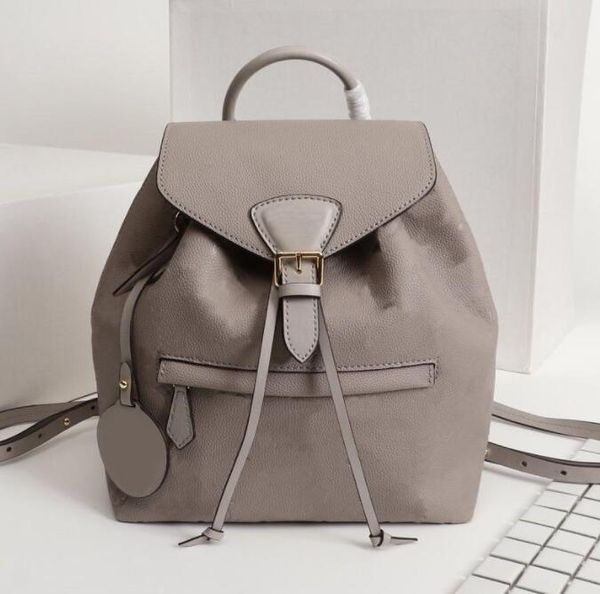 

backpack school bags shoulder bags removable shoulder strap cowhide genuine leather fashion letter pattern string black high quality