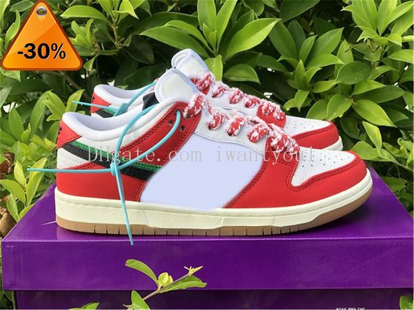 

shoes sandals frame skate x sb habibi low men women chile red white lucky green black outdoor sneakers sports original l, White;red