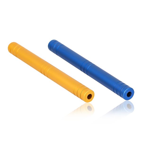 Pulizia della pipa da fumo One Hitter 82MM Metal Bat Snuff Tabacco da fumo Piroga Tubi Display Imballaggio all'ingrosso