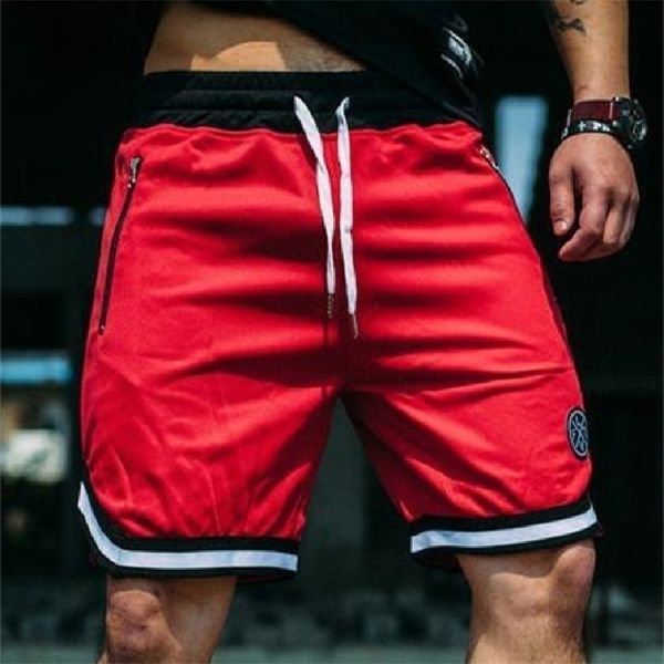 

mens shorts fitness sports breathable pants summer running training basketball 5 point street hip hop 220620, White;black
