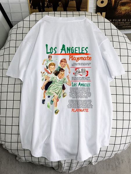 

men slogan and figure graphic curved hem tee j1hn#, White;black