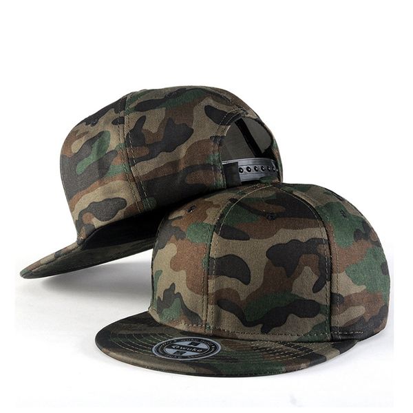 Yaz Beyzbol Kapakları Erkek Kamuflaj Hip Hop Paneli Snapback Hat Kadınlar için Jungle Taktik Kamyoncu Kapakları Touca Gorras Planas Casquette HCS192