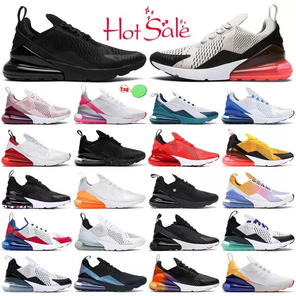 

men 270 max running dress shoes react women triple sky air white black red grey orange habanero 27c 270s sports designers trainers sneakers
