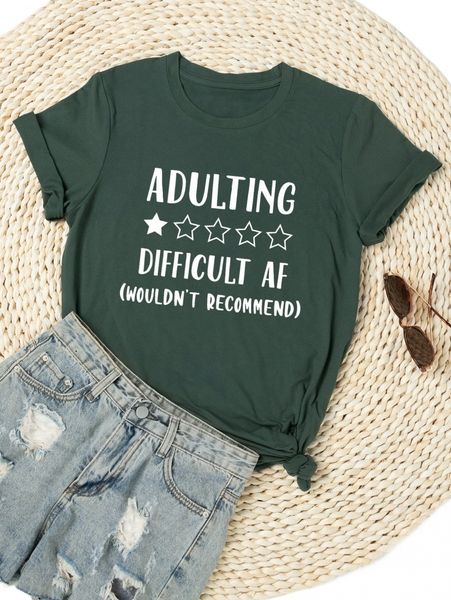 

plus letter graphic tee y25h#, Black