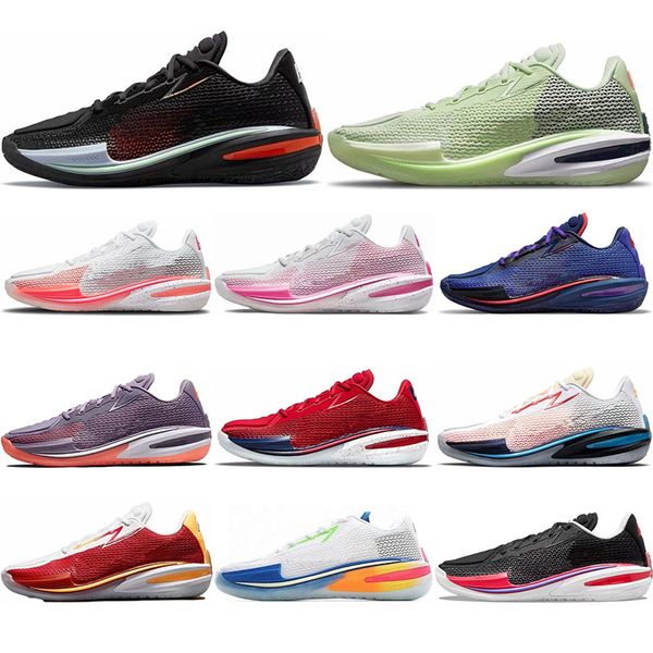 

latest zoom g.t. cut mens basketball shoes low sneakers gt black crimson green grinch laser blue university pink breast cancer void mesh spo, White;red