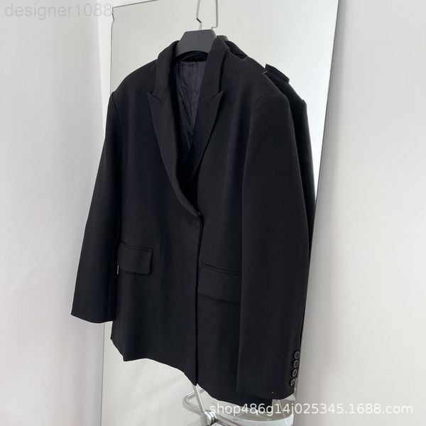 

women's suits & blazers designer [correct version]family b's new autumn and winter suit shoulder letter inner wool blend men', White;black
