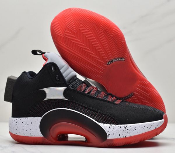 

watches xxxv 35 dynasties center of gravity grey starry sky white black jade basketballshoes fragment 35s bred sports sneakers, Slivery;black