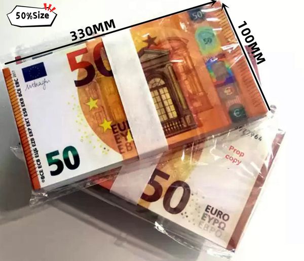 Requisitengeld für gefälschte Kopien von Spielen, britische Pfund, 100 GBP, 50 Scheine, zusätzliches Bankband – Filme spielen, Fake Casino, Fotokabine