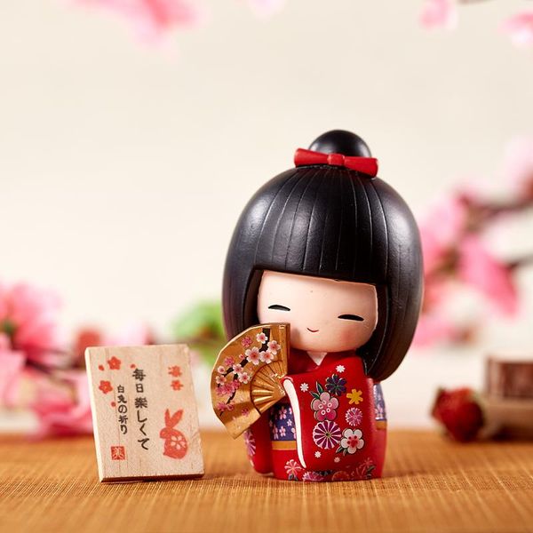 Dekoratif Nesneler Figürinler Japon Bebek Kimono Güzel Kız Süsler Takı Zanaat Hediyeler Ev Dekorasyon Aksesuarları Japonya Dekor
