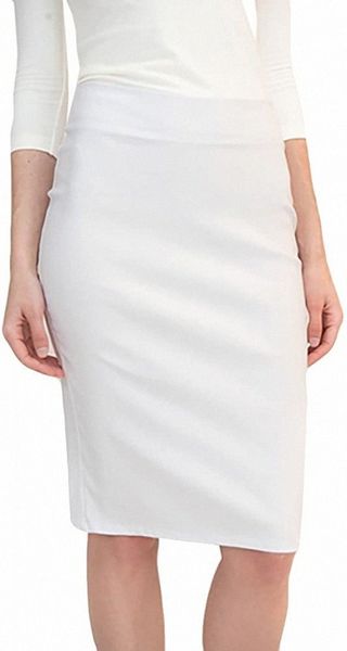 

women's dress pull on stretch millenium pencil skirt style sk27 f5di#, Black;gray