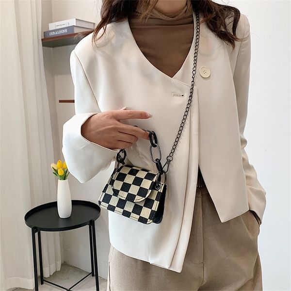 

bag autumn and winter new armpit stick women's bag portable cool bird lattice sling one shoulder messenger s_modelasfo