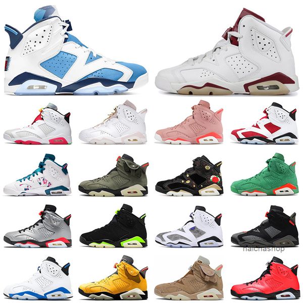 

6 6s basketball shoes unc millennial pink british khaki green abyss flint hare olive chrome gold hoops women mens trainers sports sneakers