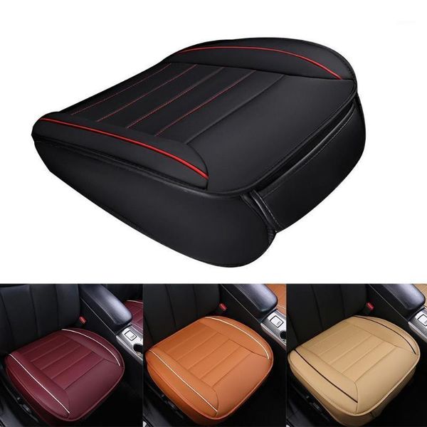Capas de assento de carro 1pcs 3d Universal PU Cover tampa de casca respirável para acessórios de almofada de cadeira automática