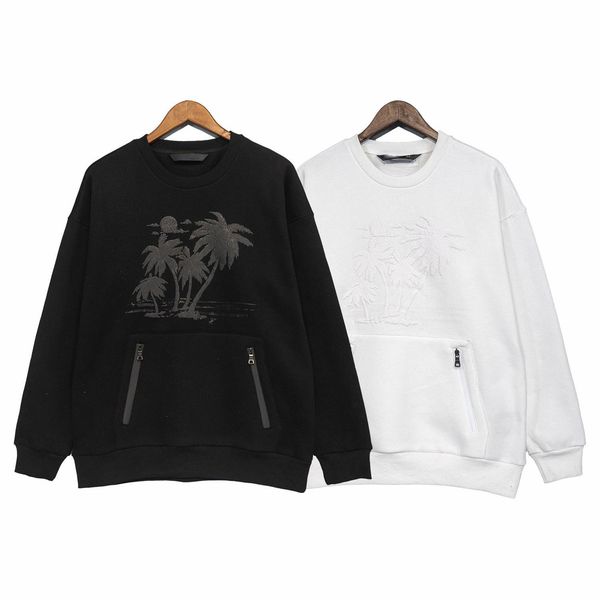 

2022 men's hoodies & sweatshirts sweater suit for men and women couples autumn european and american version casual joker loose round n, Black