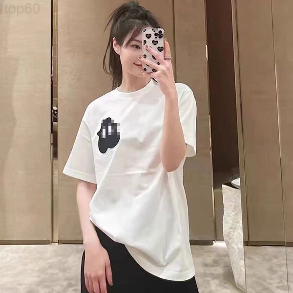 

designer sweatshirt baba little monster 2022 new spring and summer short sleeve t-shirt women loose embroidery fashion brand women2002 luxur, White