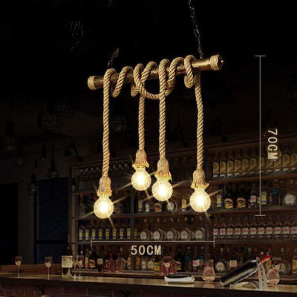 Lâmpadas pendentes Lâmpada de corda Base E27 Sala de jantar Cantina Restaurante Coffe Shop Home Indoorpenda