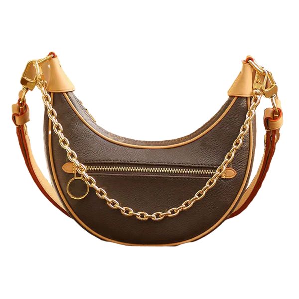 

10a l bag tier designer loop bags m0n0gram canvas jacquard deinm womens purses crossbody shoulder chain bags zipper handbags ladies clutch t