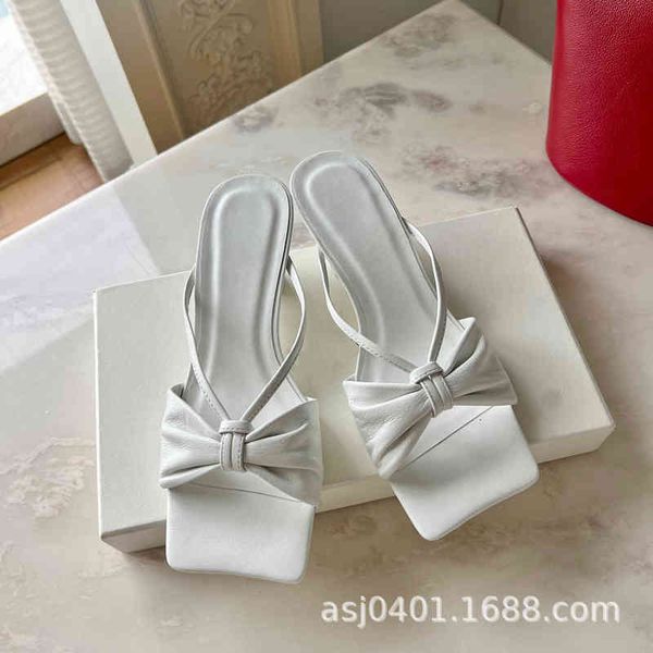 

sandals byfar net red thin heel sandals women wear summer butterfly dew toe high-heeled wy97, Black