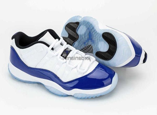 

shoes jumpman 11 low white blue sneakers mens gym training original accessories, White;red
