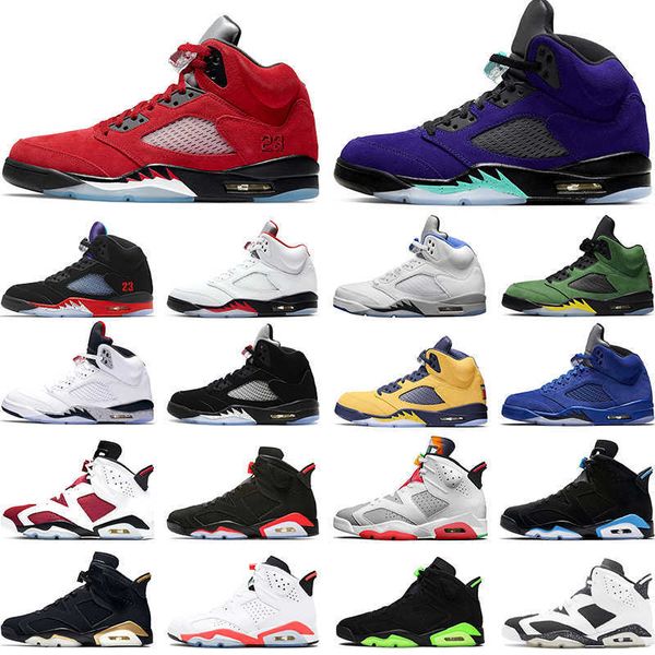 

mens basketball shoes 5s stealth 2.0 raging bull what the og fire red men trainers sports sneakers size 7-13, Black