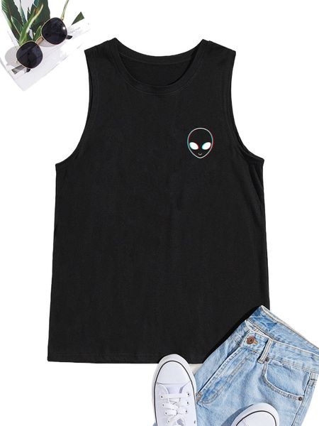 

men alien print tank v6qu#, White;black