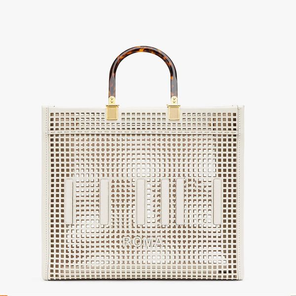 

sunshine tote bag hollowed out handbag shopping bag purse genuine leather women crossbody shoulder bags gold hardware fashion letter print b
