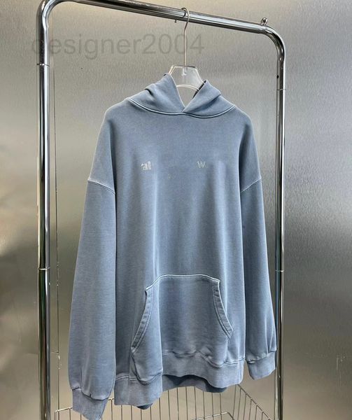 

women's hoodies & sweatshirts designer aw wang diamond letter hoodie high g, Black