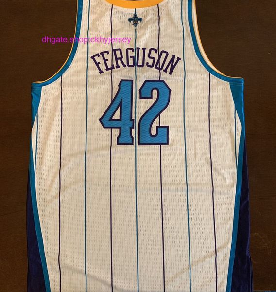 

cha ferguson stitched basketball jersey mens kids throwback jerseys, Black