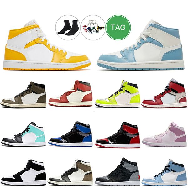 

2022 mid university gold blue jumpman 1 1s basketball shoes chicago reimagined tropical twist visionaire stealth high og dark mocha stealth
