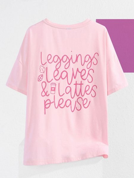 

x joyandelle slogan & cartoon graphic tee u6hz#, White