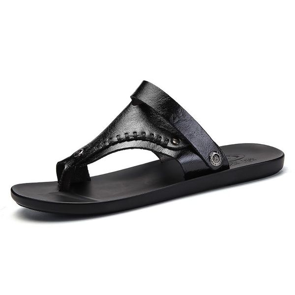 Sandalen Piel Playa Zandalias V Romanas Sommer Männlich Trocknen De Sandalen-männer Homme Rasteira Vietnam Couro Wasserdichte Genuino SandelSandals