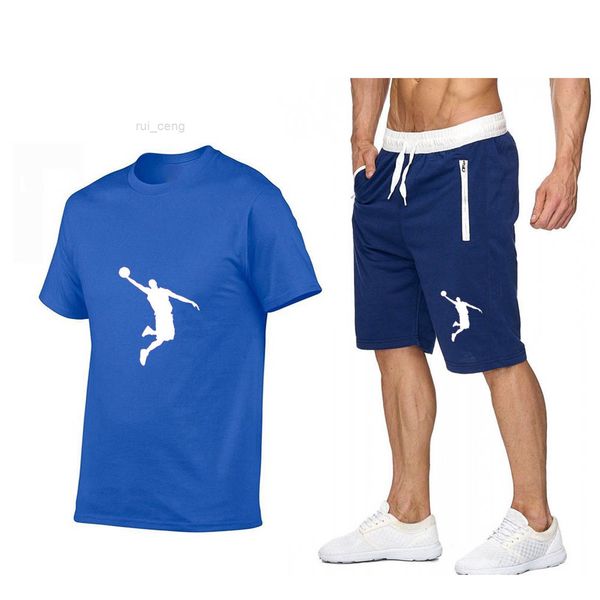 

designer tracksuits fashion letter print set men 2022 summer new tracksuit sweatshirt casual short-sleeved sports suit t-shirts sportswears, Gray