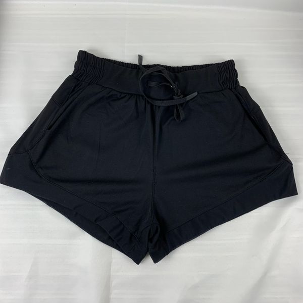 

2022 fashion designer yoga short pants womens lulu short pu, White;red