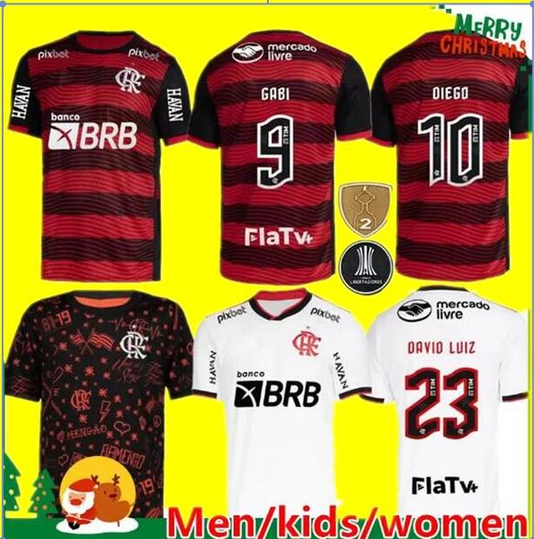 

soccer jerseys 22 23 flamengo 2022 diego e.ribeiro gabriel b. gabi pedro matheuzinho de arrascaeta gerson b.henrique camisa mengo men women, Black;yellow