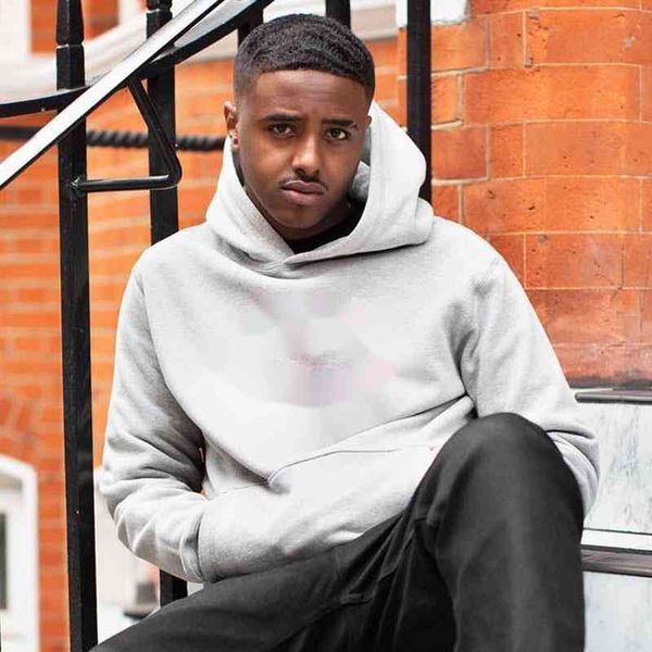 

2022 american trendy brand toney hoodie men and women hip-hop rap couple, Black