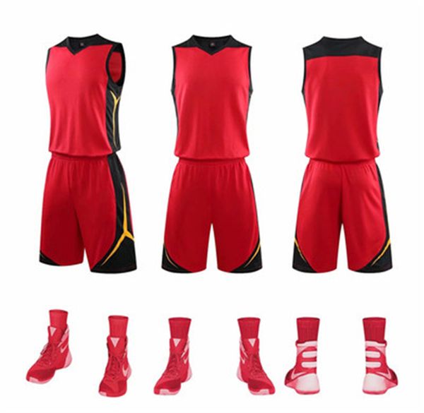 

nb0116 basketball jersey sport wears athletic outdoor apparel college, Black