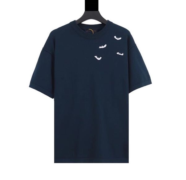 

2022 designer mens t shirts vlones soft cotton short palm sleeves men's angel t-shirts anti wrinkle fashion rhude casual kith clothing, White;black