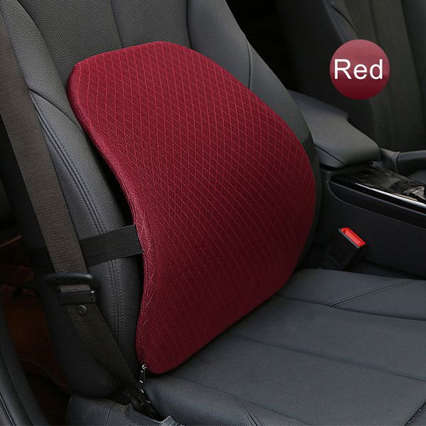 

memory foam breathable healthcare relieve pain lumbar cushion back waist support travel pillow car seat home office pillows