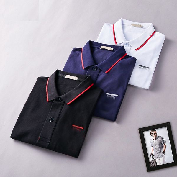 

2022mens stylist polo shirts luxury italy men clothes short sleeve fashion casual men's summer t shirt many colors are available size, White;black