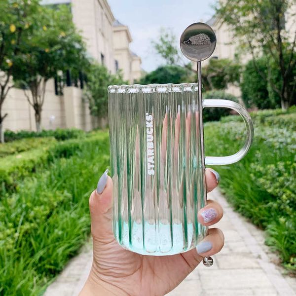 

starbucks cup 2021 cactus gradient fresh green glass with hedgehog stirring stick