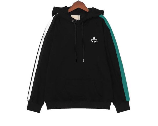 

2023 men's sweatshirt fashion letter print pullover casual women's sweatshirt activesu, Black