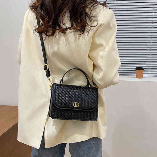 

20% off sitewide 2022 luxury bags net red texture autumn and soft leather women's handbag versatile one messenger bag